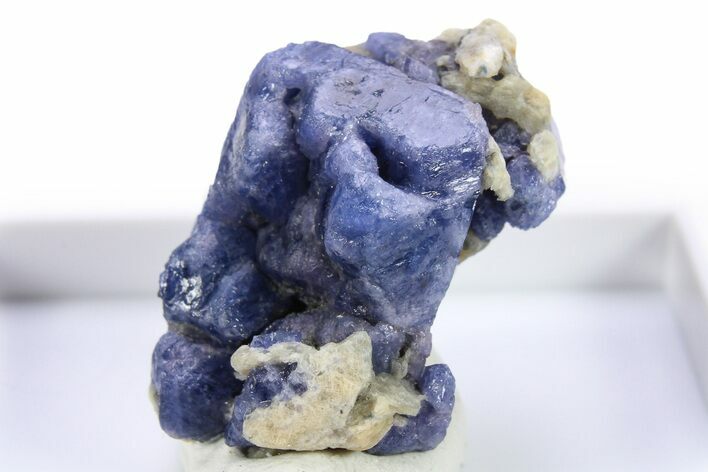 Lustrous Cobalt-Blue Spinel (Cobaltoan) Crystal Cluster - Vietnam #273719